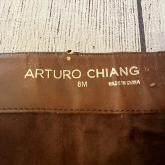 Arturo Chiang Chestnut Heeled Boots - Picture 11 of 11